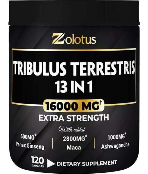 Tribulus Terrestris In Mg Per Serving With Maca Horny Goat