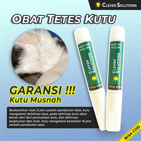 Jual Obat Tetes Kutu Kucing Pembasmi Penghilang Kutu Anti Parasit