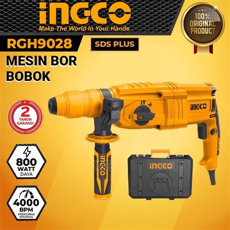 Jual Rotary Hammer Drill SDS Plus INGCO RGH9028 Mesin Bor BOBOK Tembok