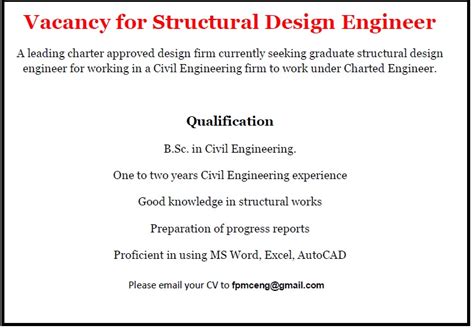 Structural Design Engineer