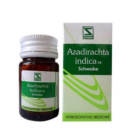 Dr Willmar Schwabe India Homoeopathic Azadirachta Indica 1X Tablets