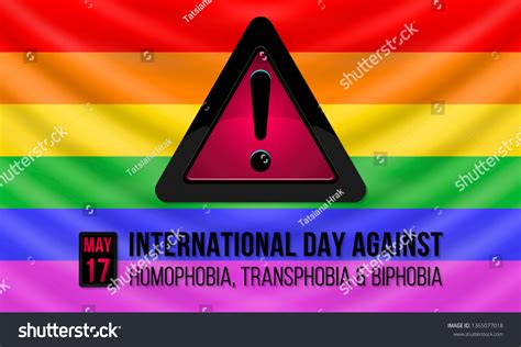 International Day Against Homophobia Transphobia Biphobia เวกเตอร์