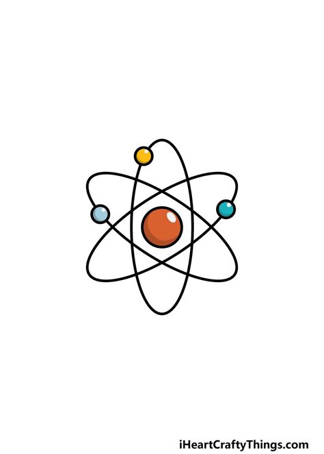 How To Draw An Atom A Step By Step Guide In 2023 Atom Drawing