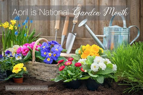 April is National Garden Month – Lawn and Gardening Ideas