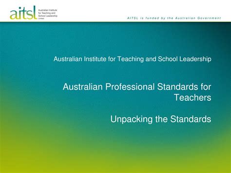 Ppt Australian Institute For Teaching And School Leadership