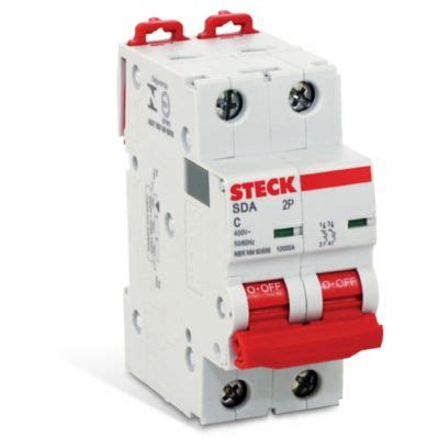 Mini Interruptor Termomagnético 2x6A 10KA 6U Homecenter co