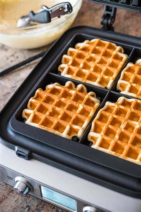 Easy Classic Waffles Recipe Dinner Then Dessert