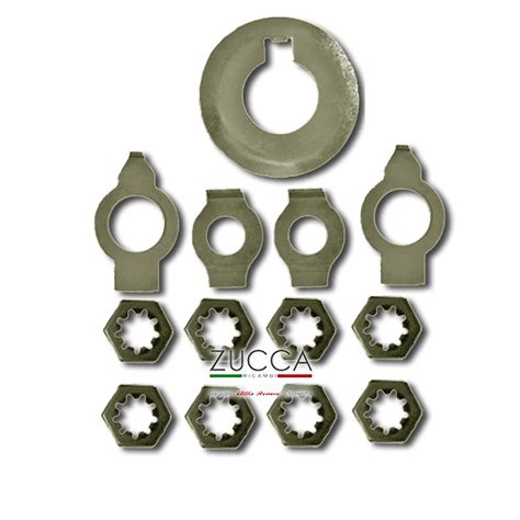 Kit Rondelle Di Sicurezza Motore 13 Pz 105 115 116 Zucca Ricambi