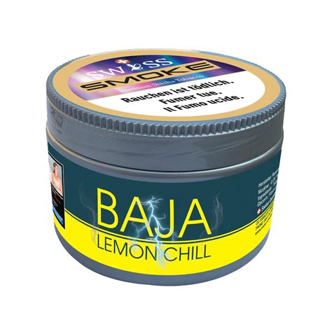 Swiss Smoke Baja Lemon Chill 100g Verpackung 100g Smok Ch