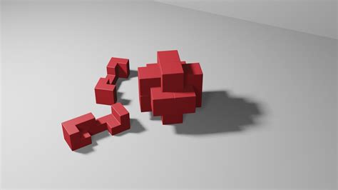 Logic 3D Burr Puzzle 3D model 3D printable | CGTrader