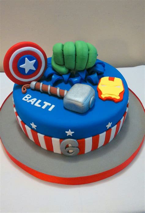 Vengadores cake Bolo super herois Bolos de aniversário dos