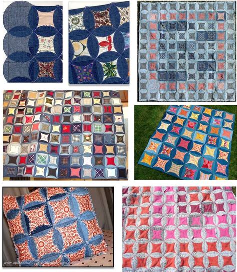 Free Pattern Day Denim Quilts Denim Quilt Quilts Circle Quilts