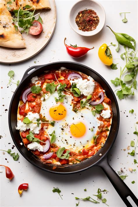 Shakshuka With Bell Peppers And Cumin Cooking Mediterranean