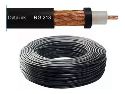 Cabo Coaxial Px Data Link Rg213 50r 96 M 5 Metros Parcelamento Sem Juros