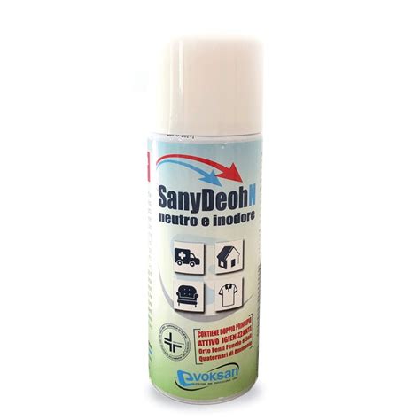 Sanydeoh Igienizzante Spray Aerosol Per Tessuti Profumazione Inodore