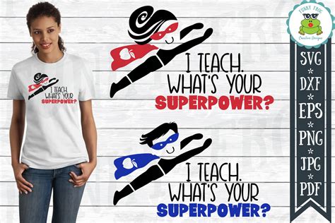 I Teach Whats Your Superpower Teacher Svg Cut File