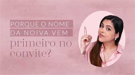 Qual nome vem primeiro no convite de casamento Dona Amélie YouTube