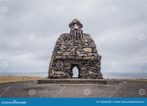 Large Troll of Stone Sculpture in Arnarstapi, Breidavik West Iceland ...