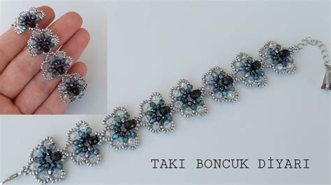 Kr Stal Boncuk Le Yelpaze B Lekl K Yapimi Bracelet Made With Crystal