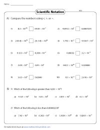 Scientific Notation Worksheets On Quizizz Free Printable