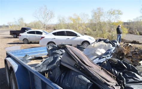 Levantan Hasta 10 Toneladas De Basura En El Humedal De Meoqui Por