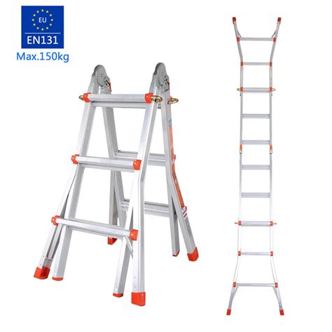 Aluminum Ladder Folding Step Ladder Portable 3 Step Ladder With