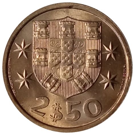 2 50 Escudos Portugal 1979 SOB FC