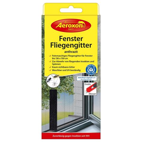 Aeroxon Fenster Fliegengitter Anthrazit X Cm St Shop Apotheke