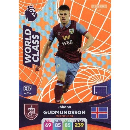 Offer Soccer Cards Jóhann Berg Guðmundsson World Class Panini Adrenalyn