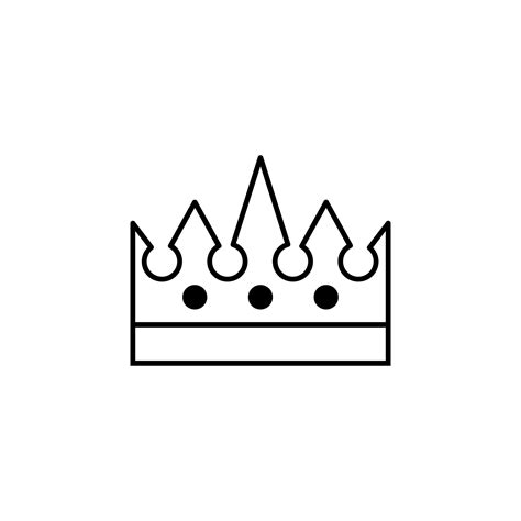 royal crown vector icon 22566052 Vector Art at Vecteezy