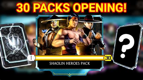 Shaolin Heroes Pack Opening I Opened Diamond Packs For Klassic Liu