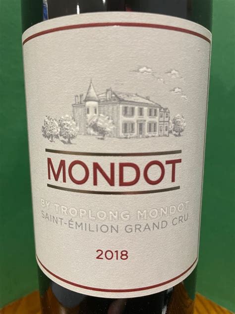 2018 Château Troplong Mondot Mondot France Bordeaux Libournais St