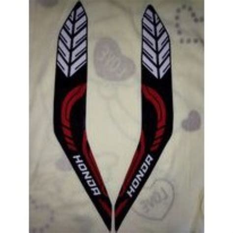 Sticker Motorcycle Design Kilay Tint Onyx Design For Honda Click 125i