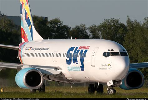 D AGSA German Sky Airlines Boeing 737 883 Photo By Timo Soyke Eddh