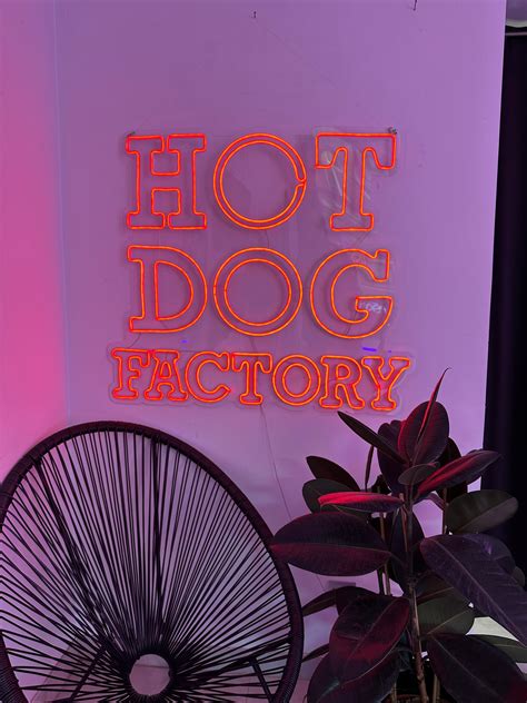 Hot Dog Neon Sign Hot Dog Led Sign Hot Dog Restaurant Decor Led Neon ...