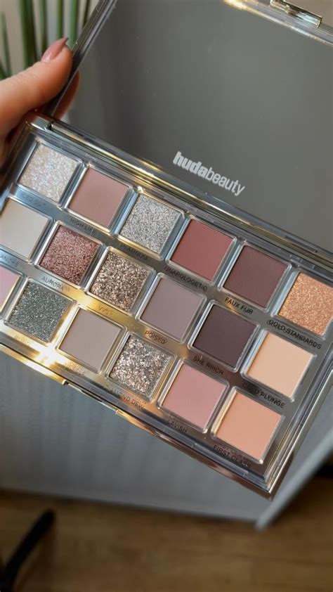 New HUDA Beauty Icy Nude Cool Toned Eyeshadow Palette Huda Beauty