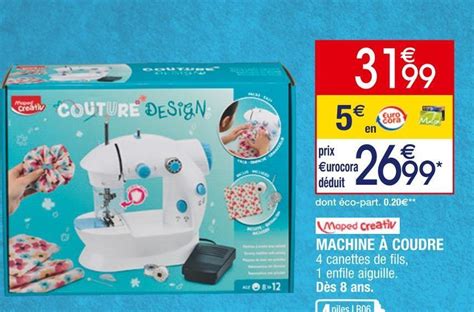 Promo Maped machine à coudre chez Cora