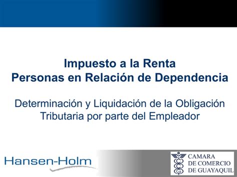 Rentas Del Trabajo En Relación De Dependencia