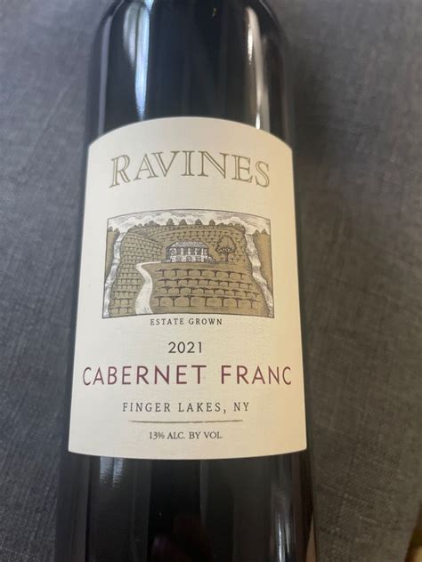 2021 Ravines Wine Cellars Cabernet Franc USA New York Finger Lakes