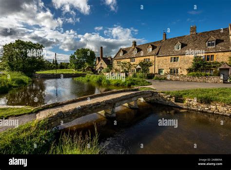 Lower Slaughter Cotswolds Uk Stock Photo Alamy