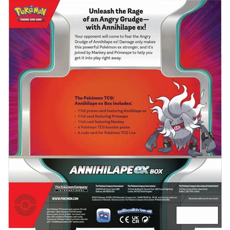 Pokémon Tcg Annihilape Ex Box Set Pokemon Plug