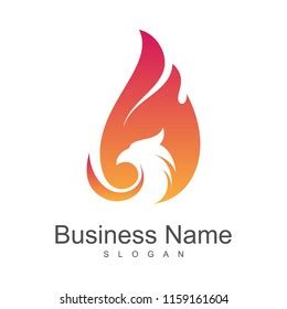 Fire Eagle Logo Template Stock Vector (Royalty Free) 1159161604 ...