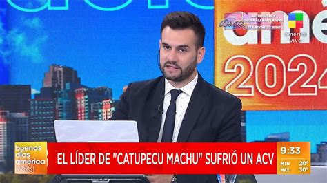 ÚLTIMO MOMENTO Fernando Ruiz Diaz de Catupecu Machu sufrió un ACV y