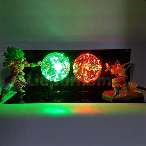 Dragon Ball Z Son Goku Vs Broly Led Scene Anime Dragon Ball Super Table