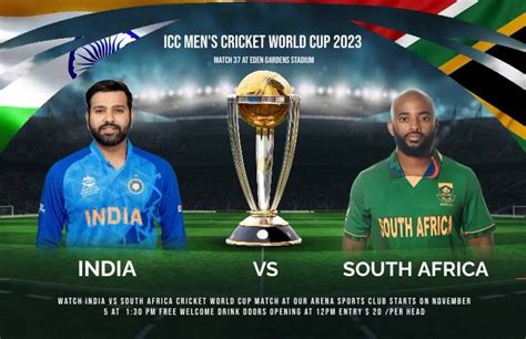 India Vs South Africa World Cup Match Analysis