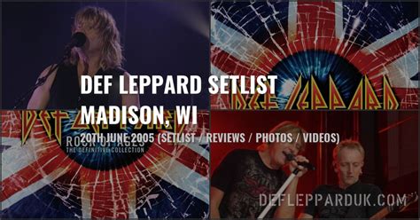 17 Years Ago DEF LEPPARD ROCK OF AGES Tour 2005 In Madison WI Fan