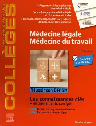 Médecine légale Médecine du travail Réussir son DFASM