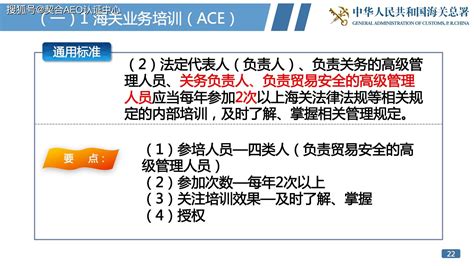 Aeo认证海关ppt分享合规是核心！ 知乎