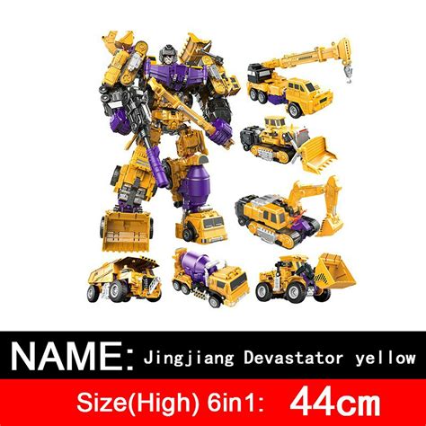 Jinbao Jinjiang Nbk Weijiang Transformation Ko Devastator Gt G1 Figura De Acción Modelo De