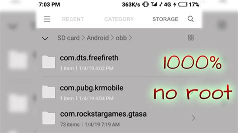 Cara Memindahkan Data Dan Obb Game Android Ke Sdcard Atau Memori Tanpa